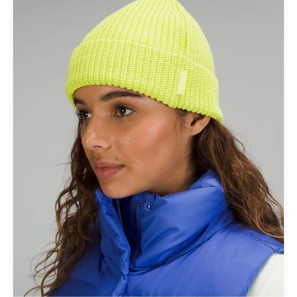 Lululemon Close-Fit Cotton-Blend Ribbed Beanie m8 - Picture 1 of 5
